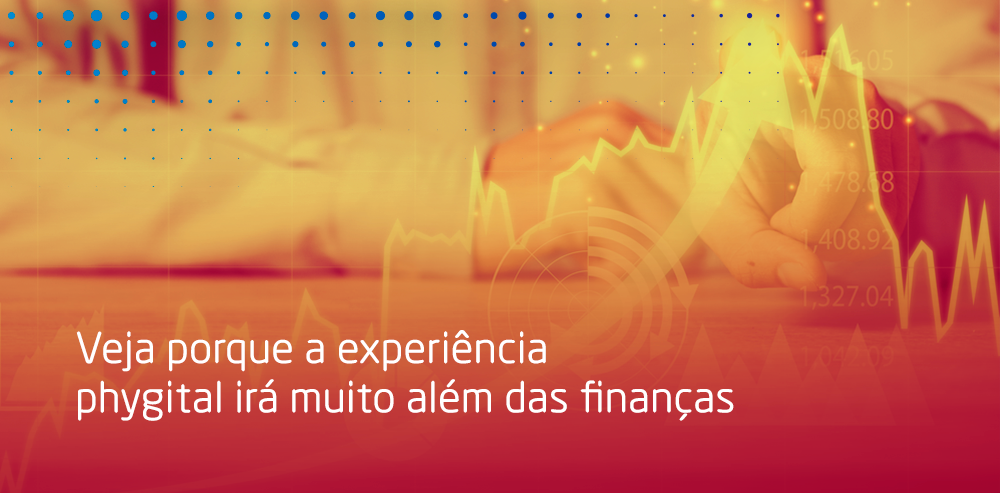 A imagem mostra uma pessoa desenhando um gráfico digital com as mãos.