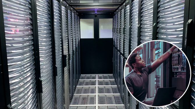 Imagem do Data Center da RTM