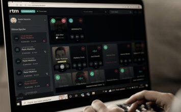 Imagem com a tela da RTM Community - a comunidade de traders e profissionais do setor