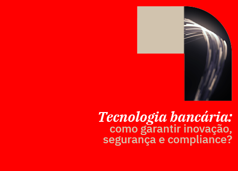 Luzes de conexão que representam a tecnologia bancária.